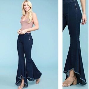 JUDY BLUE Super Flare Fit Dark Wash Blue Jeans 5/27